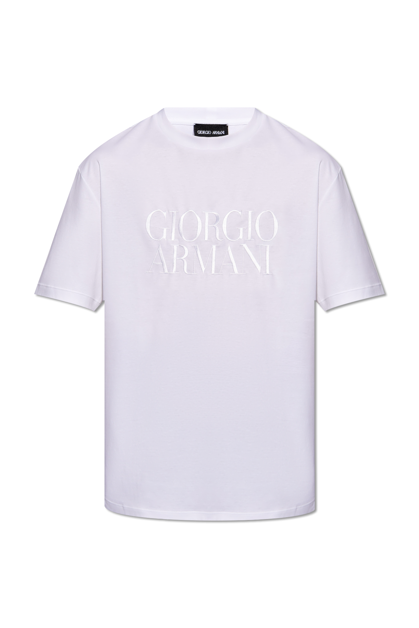 Giorgio Armani T shirt with logo Men s Clothing Vitkac